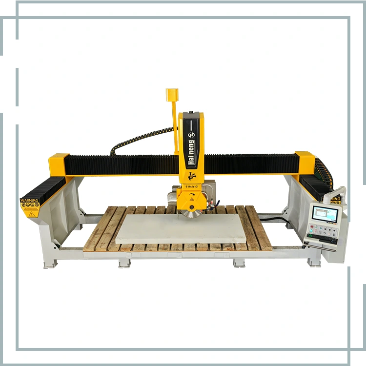 CNC 5 ဝင်ရိုးတံတားကျောက်တုံးဖြတ်စက်